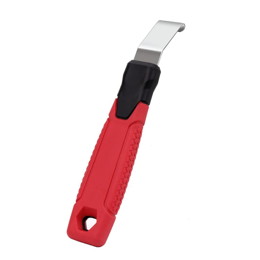 Vinyl Siding Removal Tool with Extra Long Handle- Steel Blade Vinyl Non-Slip Grip Handle for Installation and Removal Tool Avoid Damaging Vinyl Siding Tool (1)