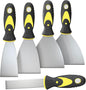 5Pcs Putty Knife. Set. 1 2 3 4 5 Scraper. Spackle Knife. Paint Scraper. Scraper Tool. No Rusting. Perfect For Repairing Drywall. Removing Wallpaper. Mud. Plaster Scraping