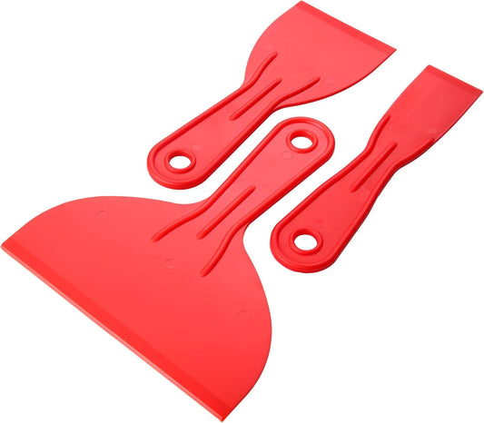 3 Pcs Putty Knife.Flexible Plastic Paint Scraper Tool for Spackling.Spreader. Spackle. Putty Knife Scraper. Tamale Spreader Tool 3-Pack: 1-1/2. 3. 6. 3 Pcs Putty Knife