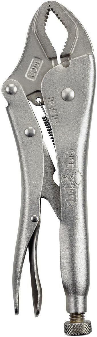 IRWIN Pliers. Curved Jaw. Locking. 10-Inch (4935576)