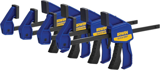 IRWIN QUICK-GRIP 1964758 One-Handed Mini Bar Clamp 4 Pack. 6