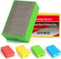 BOSHCRFAT 10 Pack Sanding Block. Washable and Reusable Sanding Sponge for Wood Drywall Metal Glasses Coarse/Medium/Fine/Superfine in 60/80/100/120/180/220 Grit Sandpaper Block Sand Paper Brick